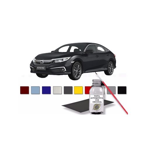 Tinta Tira Risco Retoque Auto Preto Perolizado Toyota 100ml