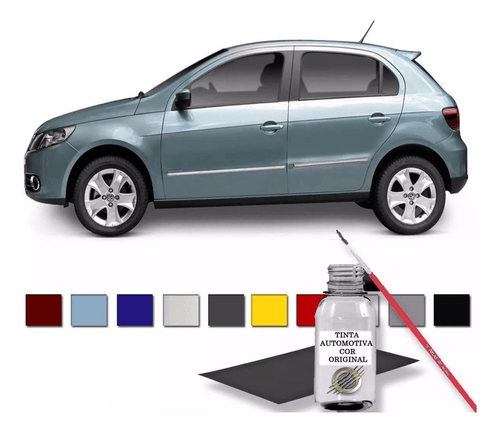 Tinta Tira Risco Retoque Auto Cinza Vulcan VW 100ml
