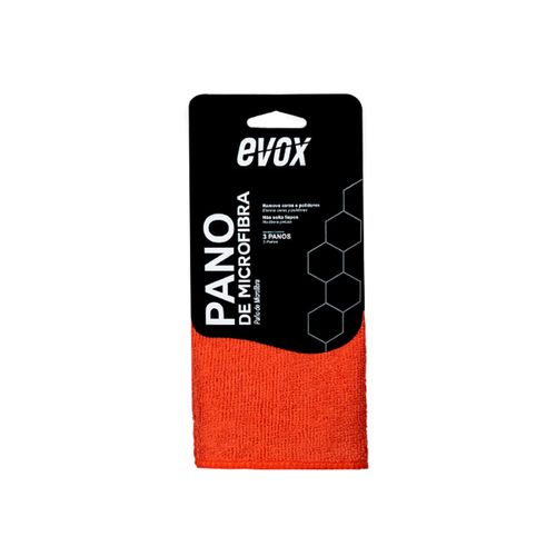 Pano de Microfibra Evox com 3 unidades