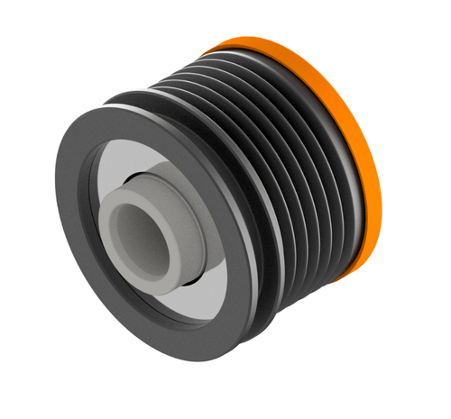 Polia Roda Livre BZM 1074 Duster Logan Sandero Clio Kangoo Megane ZEN 5467