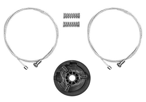 Kit Reparo para Máquina do Vidro Elétrico Sandero Logan Dianteiro Direito 2007 À 2013 RTX 0144 Rotax