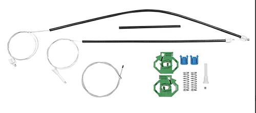 Kit Reparo para Máquina do Vidro Polo Antigo Dianteiro Esquerdo RTX 0137 ROTAX
