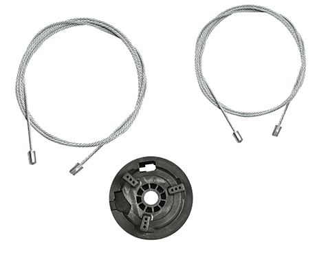 Kit Reparo para Máquina do Vidro Elétrico Citröen C3 4 Portas Dianteiras Lado Direito RTX 0118 Rotax