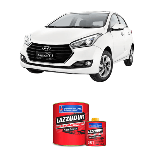 Tinta PU Branco Polar Hyundai 3,6L