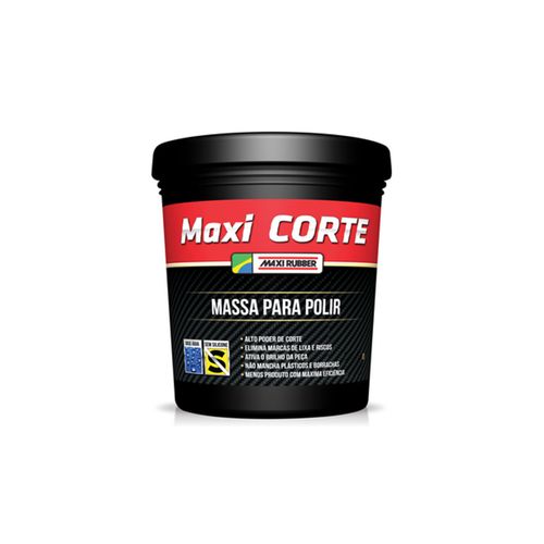 Massa de Polir n°2 Base Água 1KG MaxiCorte MaxiRubber