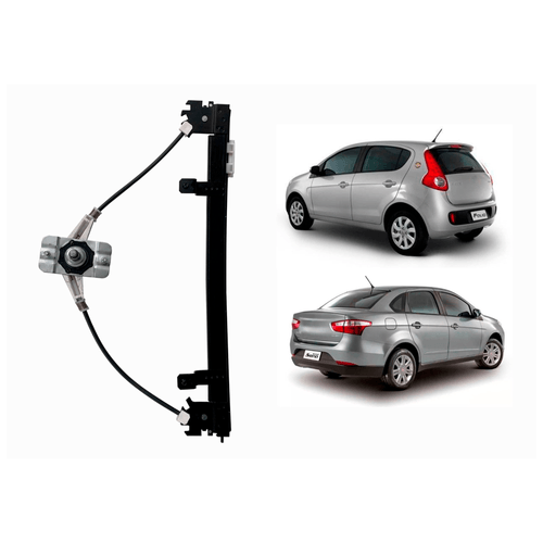 Máquina Vidro Manual Palio Attractive Grand Siena Tras Dir