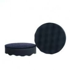 Boina De Espuma Ondulada com Velcro 3 Polegadas Preta Lazzuril