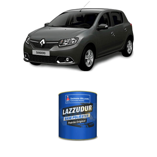 Tinta Poliester Cinza Acier Met Renault/Peugeot 0,9L