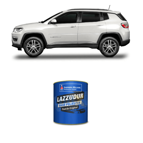 Tinta Poliéster Branco Ambiente Lisa Jeep 296A - 0,9L