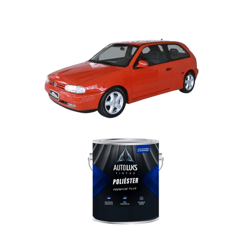 Tinta Poliester Vermelho Flash VW 0,9L Autoluks