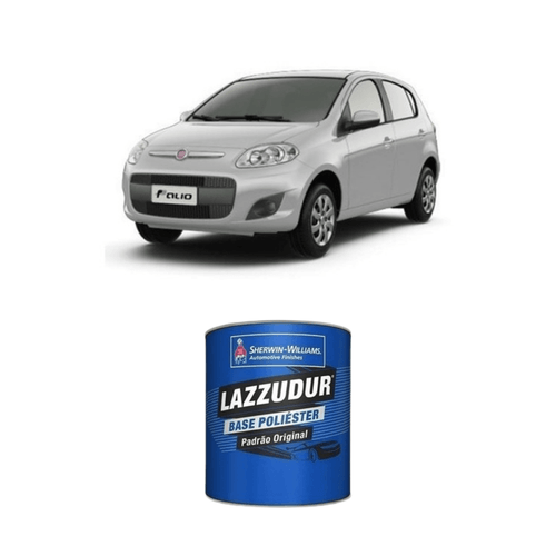 Tinta Poliéster Prata Bari Metálico FIAT 0,9L