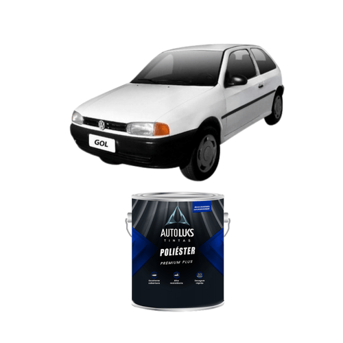 Tinta Poliester Branco Geada Liso VW 0,9L Autoluks