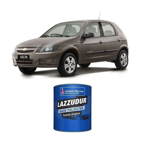 Tinta Poliéster Cinza Sand Metálico GM 0,9L