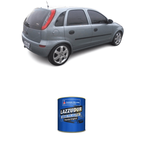 Tinta Poliéster - GM Cinza Virgo Metálico - 0,9L