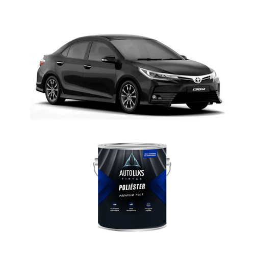 Tinta Poliester Preto Eclipse Toyota 209 0,9L Autoluks