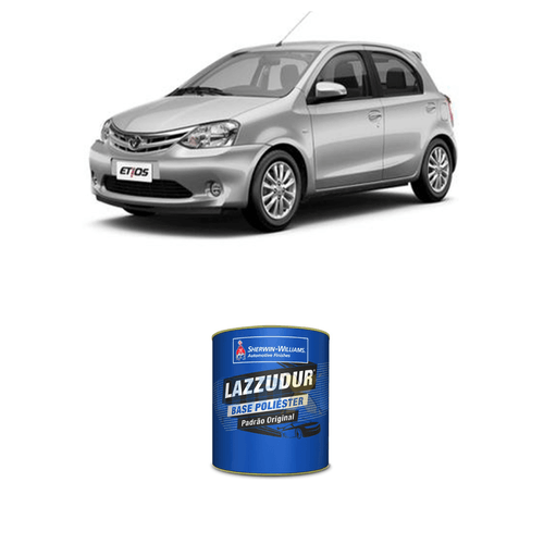 Tinta Poliester Prata Soul Metálico Toyota 1H6 0,9L