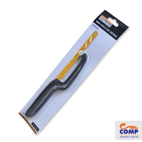 Mini Arco de Serra 10" 250mm Starfer 01416103 Cortes Leves Madeira PVC Plástico Corpo de Aço Empunhadura Injetada em Plástico