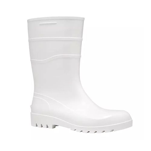 Bota de PVC 28cm sem Forro N37 Branco CA37456 Bracol