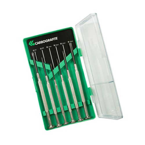 Chave Para Relojoeiro Jogo 6 Pçs Ph Carbografite