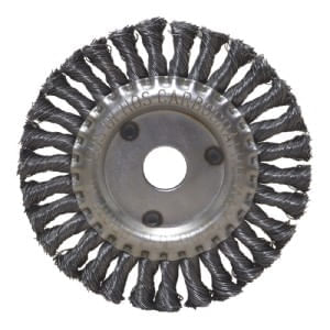 Escova Aço Circular Trançada 04.1/2x1/2x7/8"" Carbografite