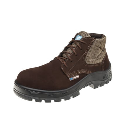 Bota Camurça Bico Composity N 35 Café Marluvas