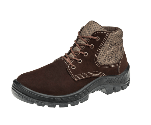 Bota Camurça Bico Plástico com Cadarço C.A.1308 N46 Café MARLUVAS