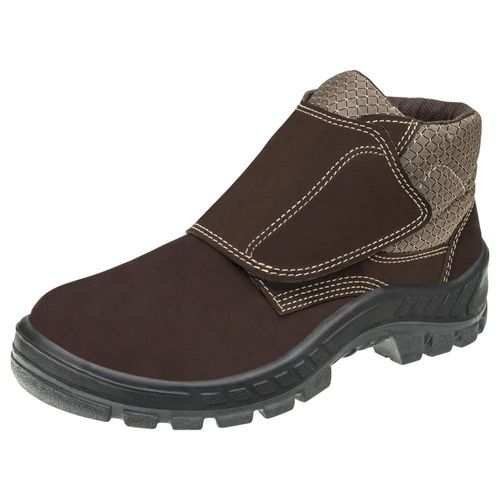 Bota de Segurança Camurça Bico Plástico com Velcro N43 Ca39286 Marluvas