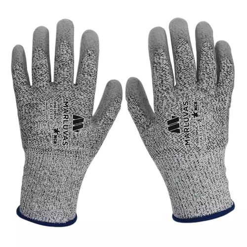 Luva Ultra Tech 8 M Cinza Tricotada PU CA39835 Marluvas