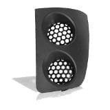 Moldura Farol Milha Le (s/milha) (preto) Fiat Strada 04-  FASE II / Dts 3421/170