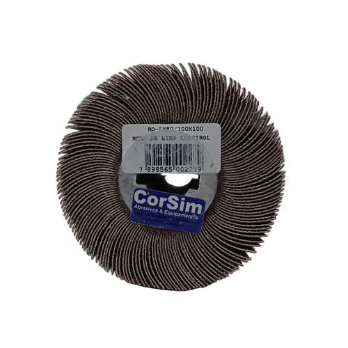 Roda Corsi-rol de Lixa d. 100x100mm G.80 Unidade