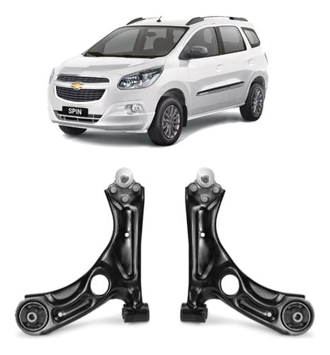 Par Bandeja Suspensão Dianteira Gm Spin 2013 2014 2015 2016