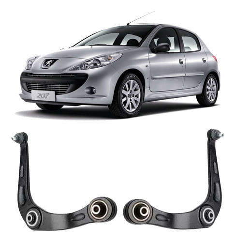 Par Bandeja Balança Dianteira Peugeot 207 2009 2010 2011 12