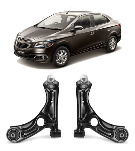 Par Bandeja Suspensão Chevrolet Prisma 2013 2014 2015 2016