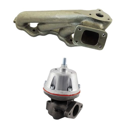 Coletor de escape para turbo VW AT 1.0 8V - T2  + Válvula Wastegate