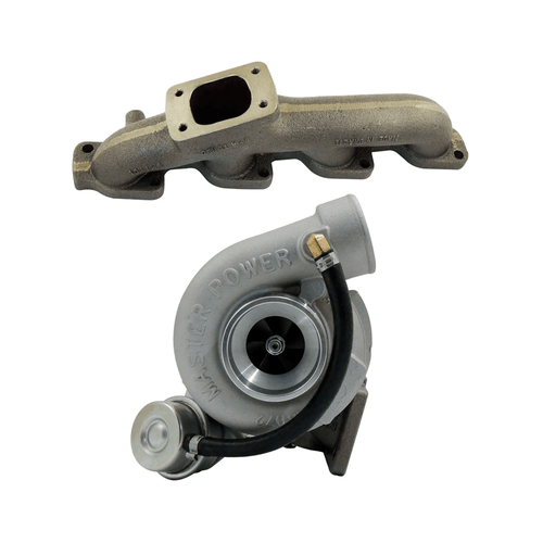 Coletor Escape Turbo Toyota Hilux 2.8 / 3.0 Diesel - T2 + Turbina .48 T2 Master Power R363
