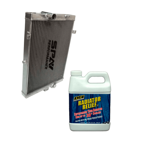 Radiador Água Brasado Alumínio VW AP (GOL QUADRADO) + Aditivo RADIATOR RELIEF