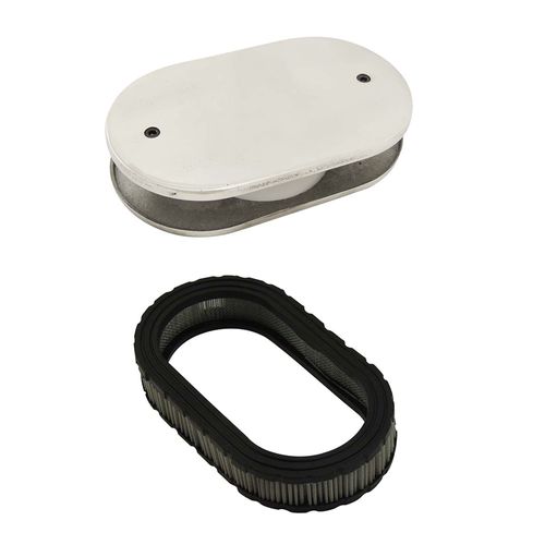 Filtro de ar esportivo oval para carburador Weber IDF com elemento filtrante esportivo oval 40mm