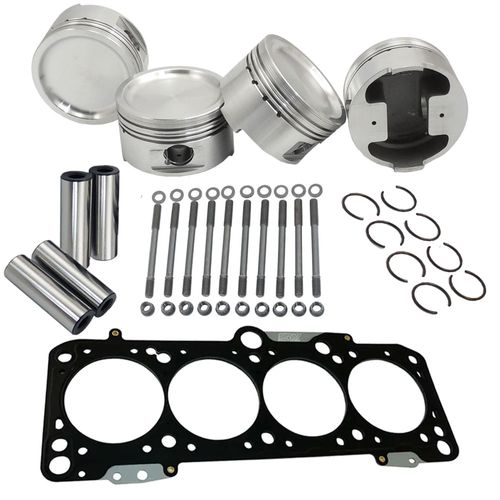 Pistão Forjado AP 1.8 Turbo SPA Super A/Pinos e Travas/Junta em Aço 1,5mm/Prisioneiro Forjado - Código Motor (BNY/BJY/UDH/UPD) Gol e Derivados 85 a 09