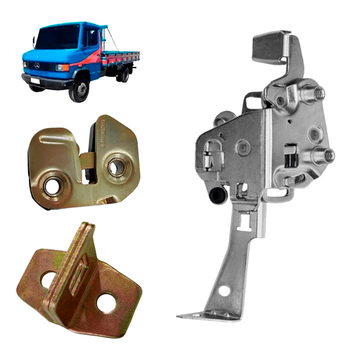 Kit Fechadura Interna Externa Batente Caminhao L-709 Esquerd
