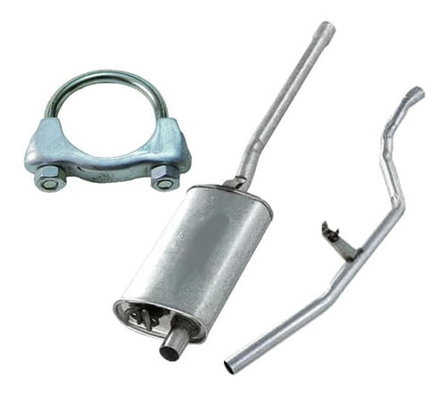 Kit Escapamento Silencioso + Tubo Pick Up 147 1977 A 1988
