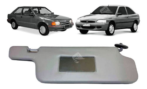 Quebra Sol Direito Ford Escort 1992-2003 Com Espelho