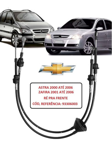 Cabo De Marcha Gm Astra 2000-2006 Zafira 2001-2006 93306003