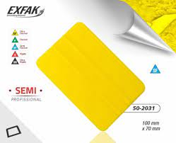 ESPATULA RETANG AMARELA RIGIDA 50-2031 EXFAK
