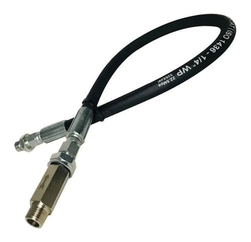 Mangueira Compressor 60cm Suspensão A Ar Prensada + Valvula