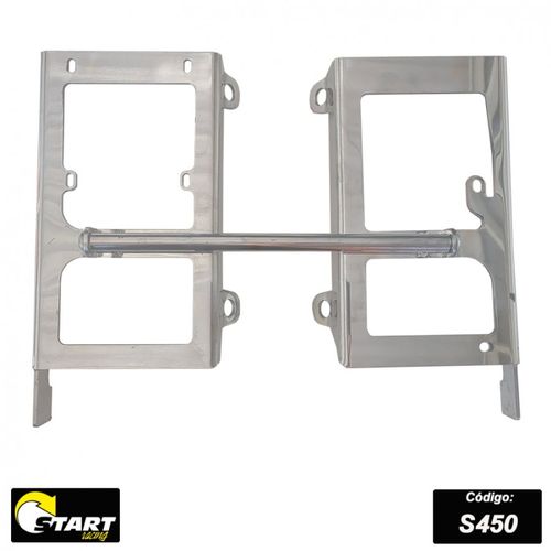 Protetor Radiador MXF300 RXS 4T 22 Envolvente Alumínio Polido - Start Racing