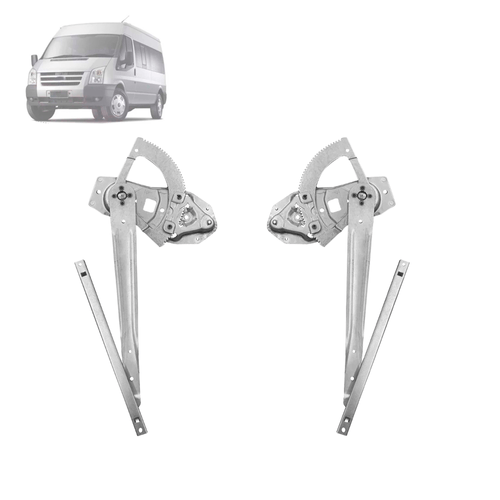 Par Máquina Vidro Porta Transit Eletr 08 à 13 P/ Motor Orig