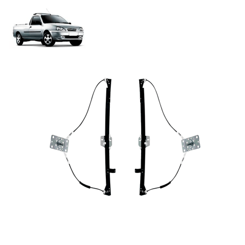 Par Maquina Vidro Fiesta 1996 A 2003 2P Courier Manual