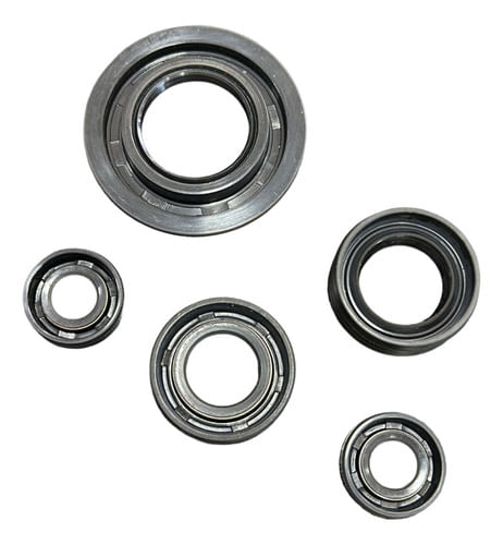 Kit Retentores Caixa Força Motor Popa Yamaha 15 Hp Dm Antigo
