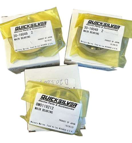 Rolamentos Do Virabrequim Motor Mercury Marine 25hp Seapro
