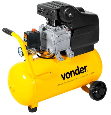 Compressor de ar elétrico portátil Vonder Profissional Leve MCV 216 monofásica amarelo 220V 60Hz